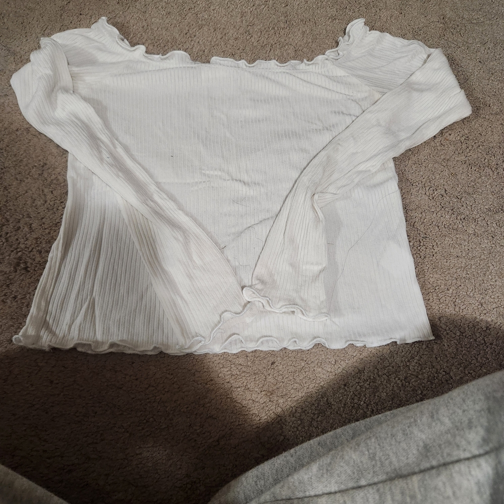 Chic Off-Shoulder White Blouse